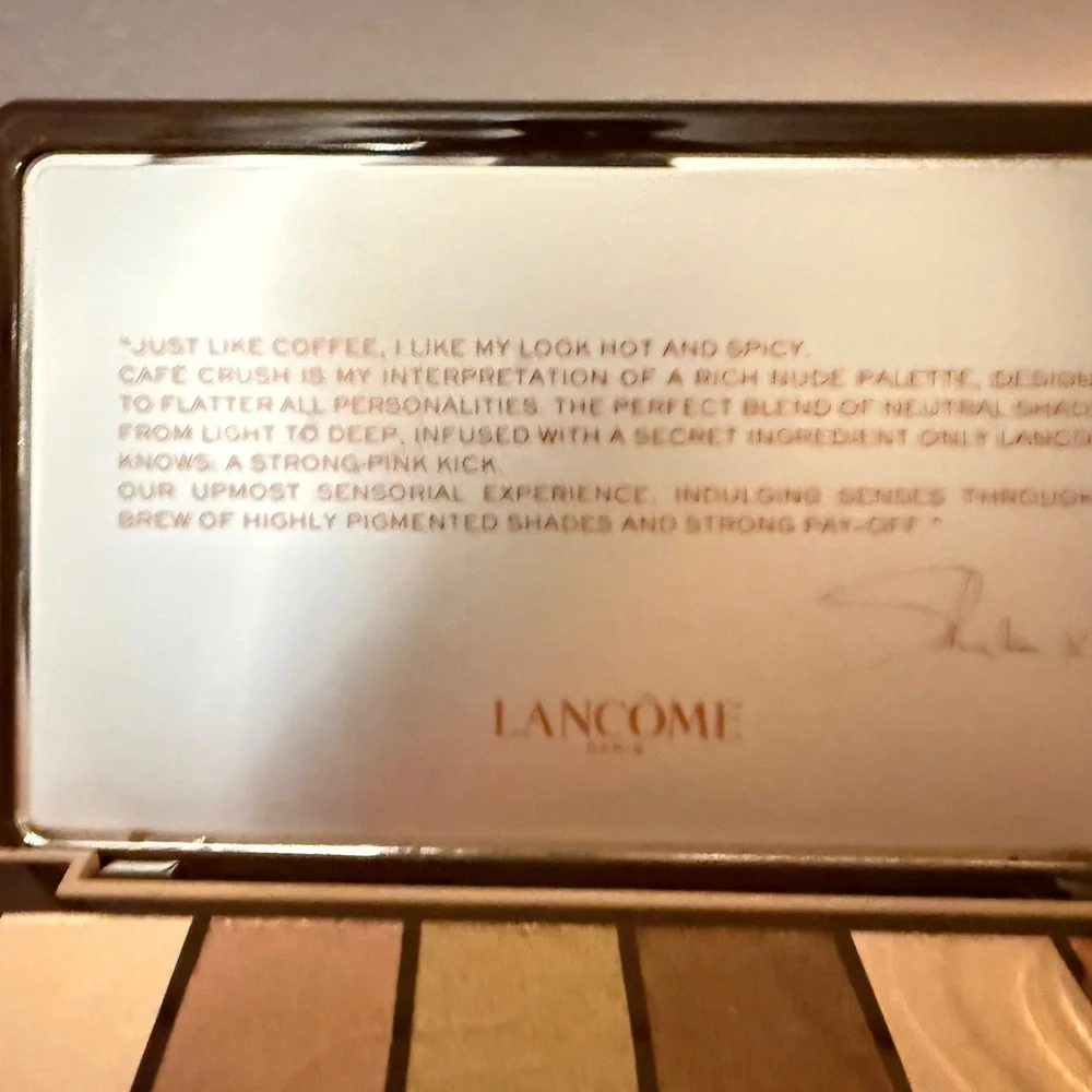 Lancôme Idôle Café Crush NEW Eyeshadow Palette never touched